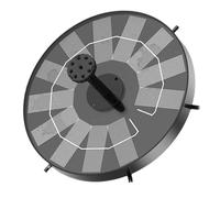 Generico Solar Fountain for Bathroom - Automatic Pump Powered by the Sun, Floating Water Spray Effect, Continuous Movement 'Water, Easy Placement Outdoors | for