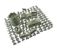 Generico Soldier Toys for - Multifunctional Interactive Action Soldiers, Action Figures Educational Playset, 100 Pieces Soldier Weapons Decorative Toy Set for and Raga