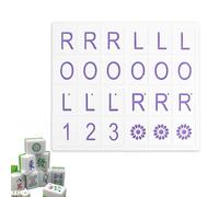 Generico Solitaire Mahjong Board | Tile Set | Single Board for Mahjong Practice | Home Entertainment Outdoor Parties Family Beginners Travel Pool