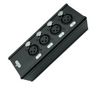 Generico Splitter Box 4 | High Speed Aluminium Alloy Network Supplies - 4 to RJ45 Converter for Stage Monitor Projector Laptop Tablet Phone Meeting Room Home Theater Classroom