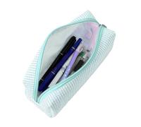 Generico Spring Pocket - Cute Feather Case with a Large Capacity Zipper Pouch Organizer for Office School Preschool Art Lessons At, blue, Fare riferimento alla descrizione, Please refer to description