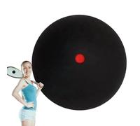 Genérico Squash Ball - Single Yellow Point, Soft Rubber Training, Slow Speed Stable Bounce, Precision Racket Equipment | Sports Accessory for Students & Clubs