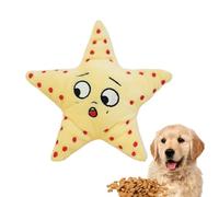 Genérico Squeak Toy Puppy Treat Dispenser Interactive Plush Toy for Bite Indoor Garden Park Camping Search Game Training Time A