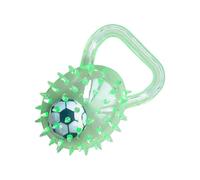 Generico Squeaky Balls for Dogs - Squeaky Ball with Internal Football | Chew Toy for Dogs in with Tips and Handle | for Indoor, Return, Chewing, Play, Training