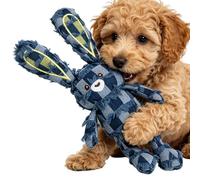 Generico Squeaky Dog Toys - Portable Plush Embroidered Rabbit Funny Toys, Small Medium Large Size Training | Multipurpose Outdoor Indoor Utility
