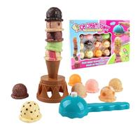 Generico Stackable Toy with for - Pretend to Play with Food Set, Balance Game for Learning | Childhood Cognitive Skills, Fine Motor Skills