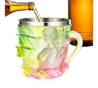 Genérico Stacked Books Mug | Female Design Mug 150ml For Drinks - Coffee With Handle In The Shape Of A Three-Dimensional Book | For Women Reading Lovers Passionate Librarians