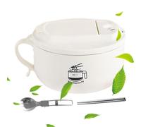 Genérico Stainless Steel Soup Cup: Keeps Food Warm And, Portable Food Container with Lid, Large Volume 1000ml + Ventilation Hole, Thermal Metal Housing D