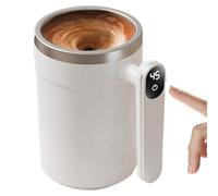 Genérico Stainless Steel Travel Coffee - Electric Automatic Stirring 400 Ml, Portable Automating Machine For Coffee, Milk, Cocoa, Hot Drinks | For Home, Office, Travel, D