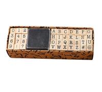 Generico Stamps with Letters - Wooden Stamps | Kit Stampbris in