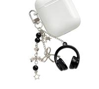 Genérico Star Keyring - Backpack - Keychain for Purse Purse Tote Backpack, Men, Women, Teens, Friend, Lady, Mother, Black, Consulte la descripción