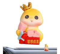 Genérico Statue Jahr Der Schlange - 1.97 Inches Harz Figur | 60g Chinesisches Ornament - Tierkreiszeichen Skulptur für & Büro Ideal zur Feier Des Mondneujahrs