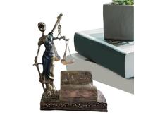 Generico Statue, Retro Collectible Statue - Justice and Equity Symbol Female Figure, Decorative for Shelf Bookcase Home Office Decoration Birthday Christmas Gift