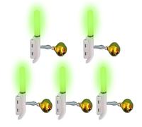 Generico Sticchi of the Glow - Set of 5 Light Glow Sticks On Board | Blow Stick Alerts with Bell | Small LED Alarm Light for Night Survival Activities