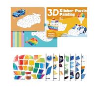 Genérico Sticker Book by Numbers Airplane Travel Activities