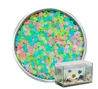 Genérico Stones | 500 Pieces for Aquarium - Bright Colors DIY | Patio and Garden Pond Fireplace Fish Tank Projects Crafts