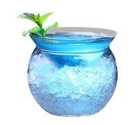 Generico Strange by Fun, Beverage in Glass - Clear Glass Cups - Fancy Wine Drink with Banquet for Party Bar