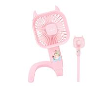 Genérico Stroller Fan, Portable Foldable and Flexible Cooler Device | Small Personal Desk Fan - for Cribs, Bicycles, Motorcycles, Children's Scooters, Seat