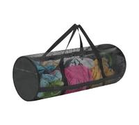 Generico Sub Bag - Mesh Bag for Snorkelling, with Zipper and Large Shoulder Strap for Various Activities such as Gym, Diving, Beach Travel, Swimming Pool, Sports Snorkeling