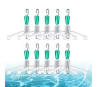 Generico Sub -Fil Connector - Swivel Splitter | 10 Solid Double Emerilons for Lines | Durable Spliceur for Hooks and Undercarriages, Practical for E R