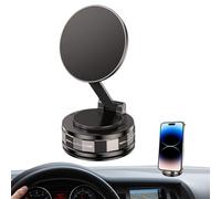Generico Suction Phone Holder - Metal Base, Magnetic Car | 360° Folding Swivel Magnet Fixing with Powerful Blocks Mobile Phones on Dashboards, Windshields, or Mirrors