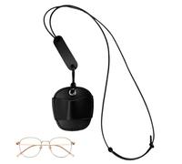 Genérico Suddly Spectacle Supporter Slim Eyewear Clip, Reusable Eyewear Holder | Lightweight Eyeglass Lice, Flexible Sun Portable for Men, Women, Black, Consulte la descripción