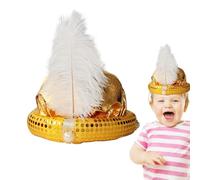Generico Sultan Turban Hat with and Pearl Gorgeous Sultan Turban Men Wrap Design for Men Costume Hat, Adult Hat, with and Pearl Gorge