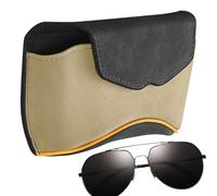 Generico Sunglasses Holder for Car, Sunglasses Holder with Visor | Durable Storage Box for Clips | Magnetic Closure Door Box with Sun Visor