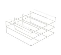 Generico Support de à sous armoire - Support de couvercle de poêle suspendu sous armoire - Étagère de rangement pour couvercle de poêle de cuisine peu encombrante pour à à