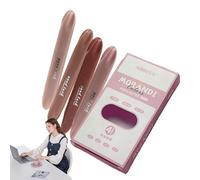 Generico Surligneurs à double pointe - Ensemble 4 stylos surligneurs double face | Marqueurs pastel esthétiques | mignons protection des yeux | Fournitures scolaires dessin notes claires étude