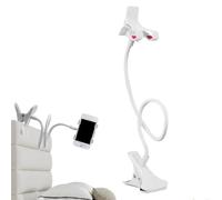 Generico Swan Phone Holder - Adjustable Long Arm for Headboard or Bedside, Stable Clamp with Secure Lock and Adaptation for Room and Gym Table