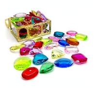 Generico Swimming Pool Diving Toys - Vivid Treasure Box, Swinking Octopons | Coloured Diamonds, Pirate Chest, Sea Hunting Games
