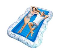 Genérico Swimming Pool Flotation for Adults Heavy Duty, Inflatable Pool for Adults, Inflatable Lounger Bed, Soft Lounger with Cup Holder for Water Play Travel River Lake Pool Pool