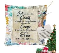Genérico Symbolism and Poems Quilts Prayer Step Pocket Blanket Vintage Twin Colorful Quilts Square Hand Stitched for You, Friends