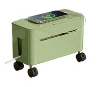 Generico Table Cable Holder - Cable Box Wheels, Charging Cable Organizer, Ordered by | Home Office Apartment Living Room Computer TV Stand Center