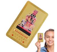 Generico Tai Sui Amulet Card 2025 Tai Sui Card Year of the Snake Copper Spring Festival Blessing Collectible Cards for Chinese Lunar New Year Snake