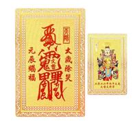 Genérico Tai Sui Card | Wealth Prosperity,Chinese Lunar Year Card - for Bookshelf Bedroom Bedside Table Family Friends Collectors Teenagers Companions