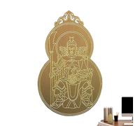 Generico Tai Sui Protective Paper, Copper Lucky Charm 2026 | Safety Card Shaped for the New Year | for Purse Bag Backpack Adults Children Friends Home Office Car Travel