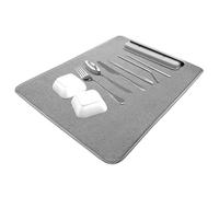 Genérico Tappetino Scolapiatti In Microfiber - Tappeto Asciugatura Rapida Assorbente, Antiscivolo | Protezione Piano Cucina per Pentole Bicchieri, Thermal Resistant Lavabile 38x50cm