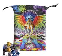 Genérico Tarot Card Bag, Tarot Rune Bags | Divination Dice and Crystal Storage for Beginners and Kids