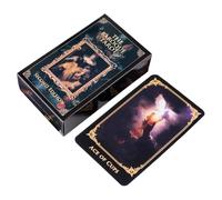 Generico Tarot Cards - Pocket Guide In Vintage Style With Meanings And 78 Cards | Tarot Deck For Beginners | For Game Love Spirit Divination Learning Work