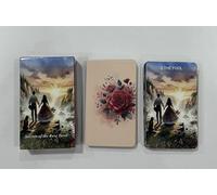 Generico Tarot Secrets of the Rose Tarot Deck of 78 Tarot Cards with Illustrated Guide, Tarot Set for Divination and Collection