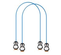 Generico Tauchringe Pool - Pinguin Form PVC Elastisch Rutschfest 2 Stück 150 cm 195 g | Schwimmspielzeug Kinder Wasserspiele Drinnen Draußen | Mädchen Schwimmübungen Unterwasser Aktivitäten Sichere