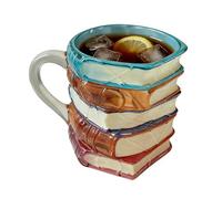 Generico Tea Book, Coffee Cups Painted 3D Book - For Reading Enthusiasts Writers Librarians Men Women For Wine Juice Milk And Other Drinks