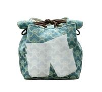 Genérico Tea Organizer - Embroidered Fabric Drawstring | Embroidered Tea Pocket for Women, Home, Office, Travel, Holiday, Excursion, Birthday