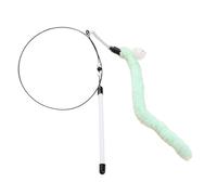 Generico Teaser Wand for Cats - 80 cm Realistic Interactive Play - Teaser in Bright Colours | for Enriching the Daily Indoor Routine, Relaxation, Game, at Home, Exercise for