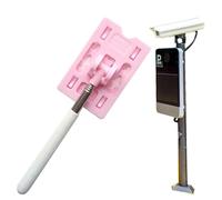 Generico Telescopic Toll - Modern Portable For Parking, Contactless Payment, Card Reach Tool | Multipurpose Outdoor Indoor Utility Lightweight, Pink + Pure White, Please refer to the