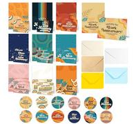 Genérico Thank You Cards For Colleagues - 10 Employee Recognition Cards | Funny And Encouraging Notes With Envelopes And Stationery, For Staff Teachers Students And Environments