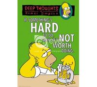 Generico The Simpsons Deep Thoughts Maxi Poster