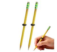 Generico Threaded - 2 Pieces Portable Writing Tool for Concentration Aid | Silent Pencils Turn and Write for Students Children Teenagers School Classroom Library Office Meeting Room
